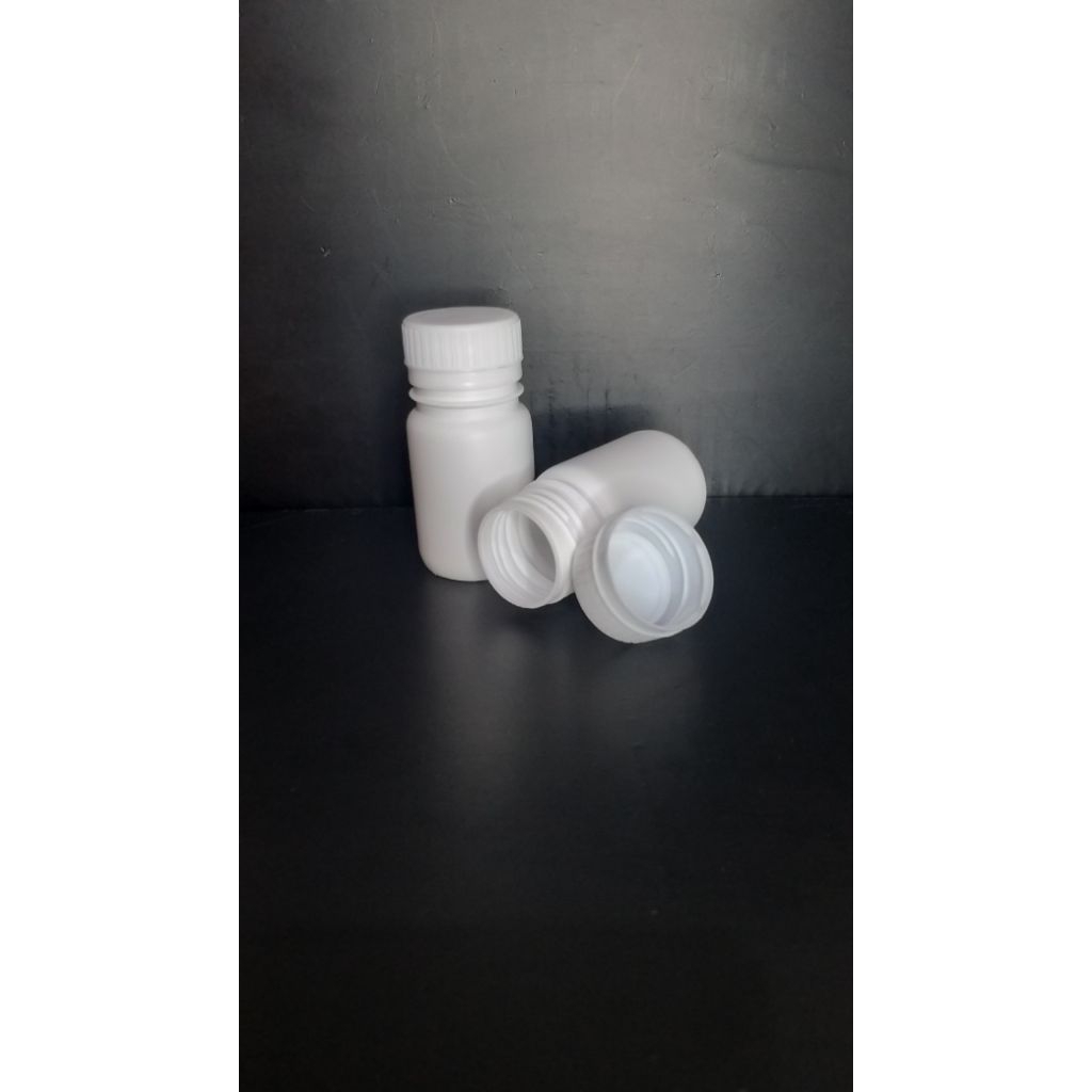 Botol kapsul 40ml putih / botol capsul / botol obat 40 ml