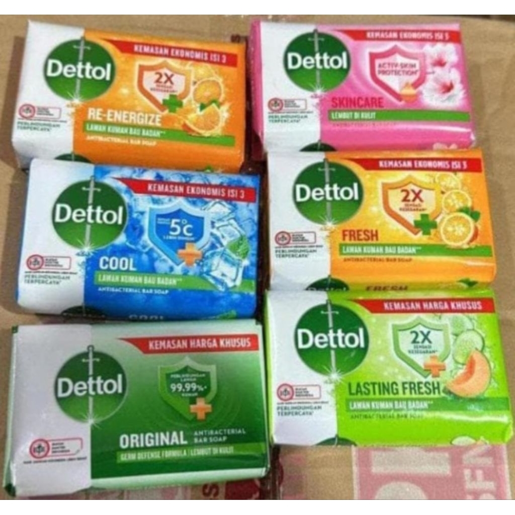 SABUN MANDI BATANG DETTOL 100gr