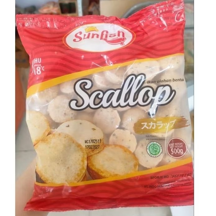 Sunfish Scallop 500g | scallop | Lucky frozen mart