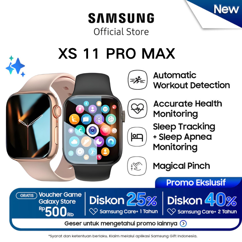 hot product 100% asli samsung smartwatch xs 11 pro max gps nfc ip68 waterproof bluetooth call jam