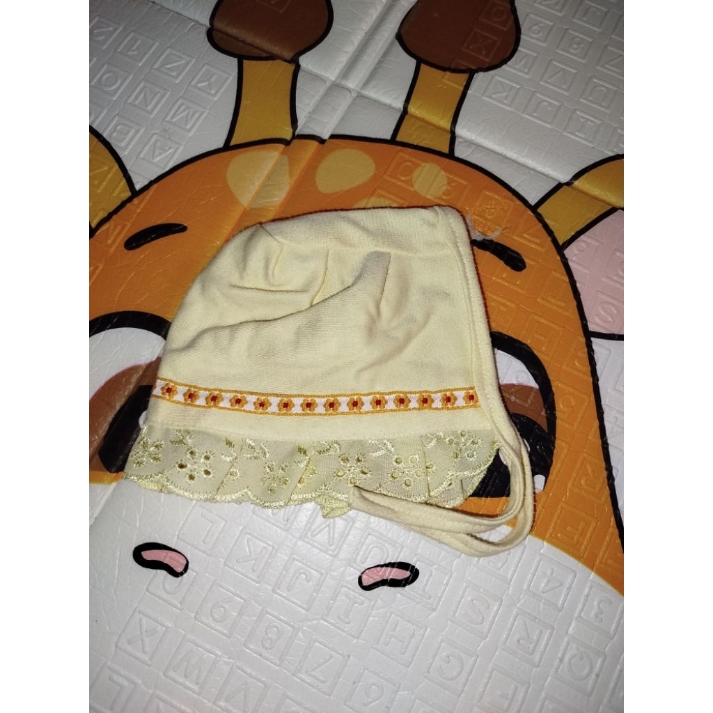 kupluk bayi perempuan-ciput bayi-bando