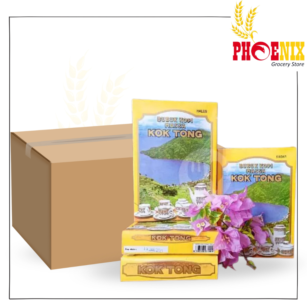 Kopi Bubuk Massa Kok Tong 1 Dus (20 x 500gr) – Kopi Hitam Legendaris Premium