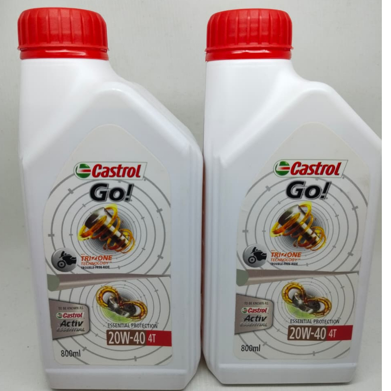 OLI MESIN CASTROL GO 800 ML OLI CASTROL GO 0.8L