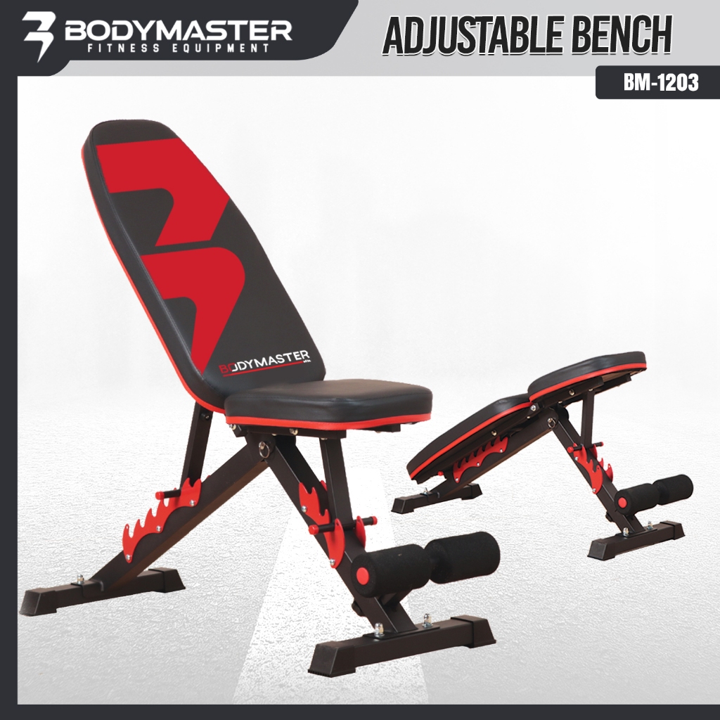 BODYMASTER Adjustable Bench BM-1203 HE - Kursi Gym Fitness Bench Press