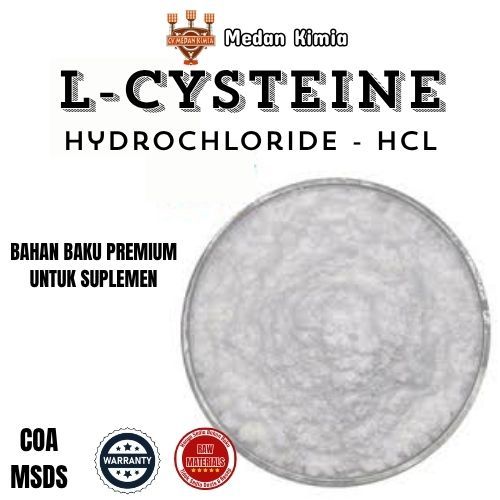 L-Cysteine Hydrochloride Powder 1gr Bahan Baku Premium untuk Suplemen