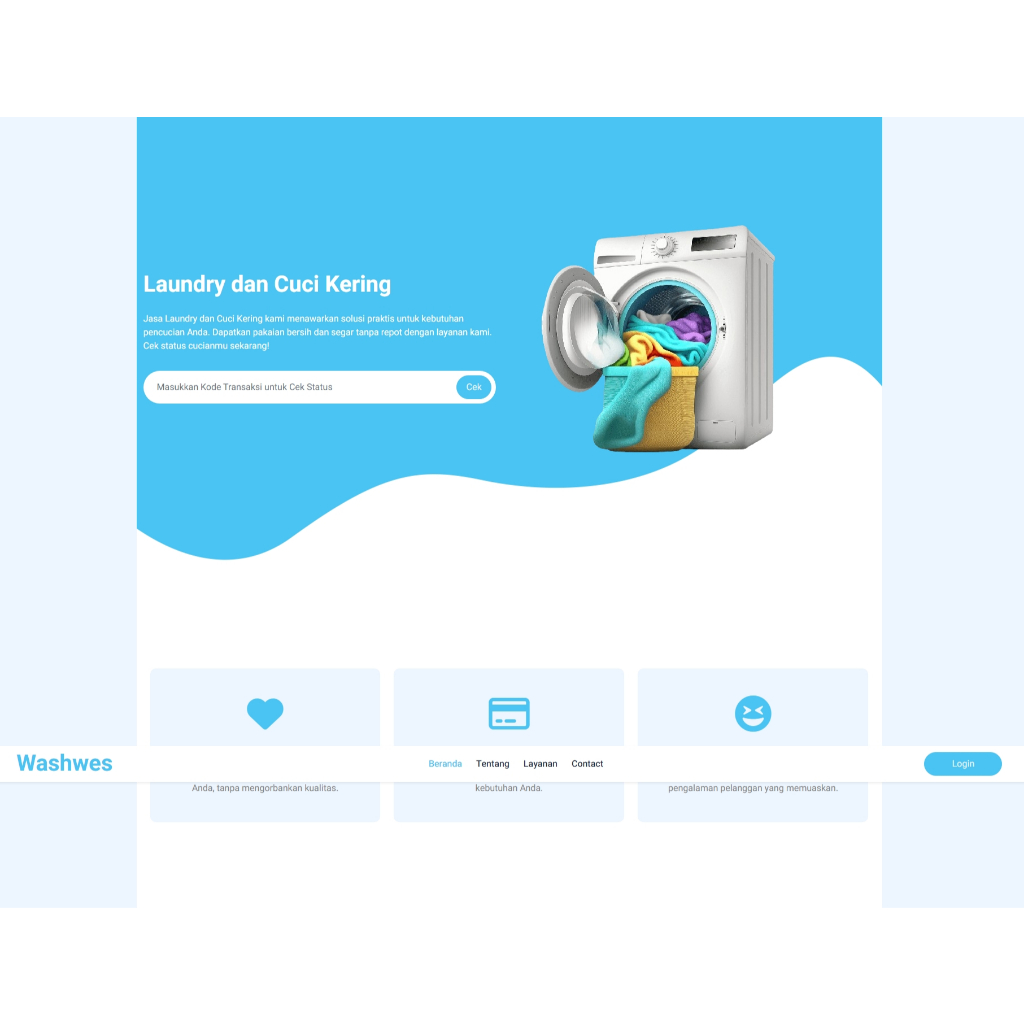 Source Code Website Laundry Laravel 11 dan PHP 8