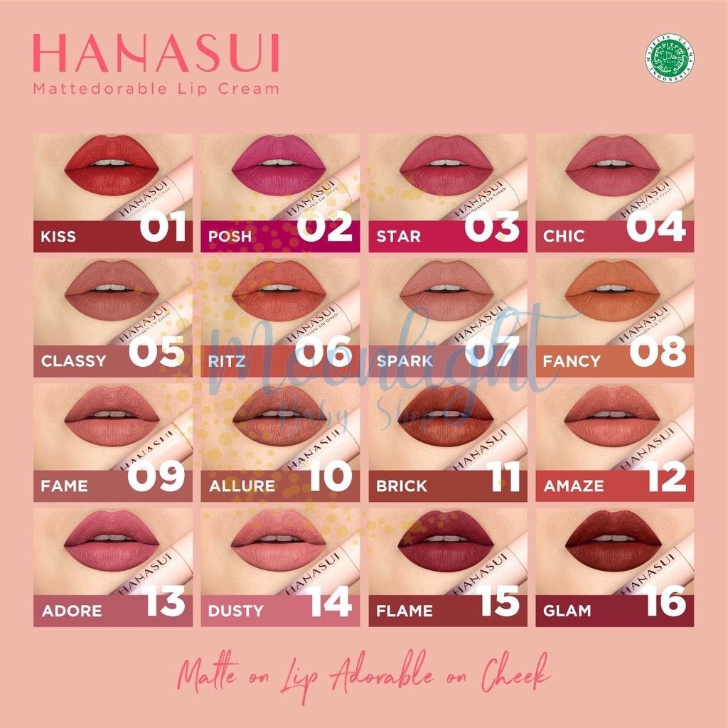 kecantikan HANASUI LIPCREAM BOBA EDITION / LIPCREAM BOBA / HANASUI LIPCREAM
