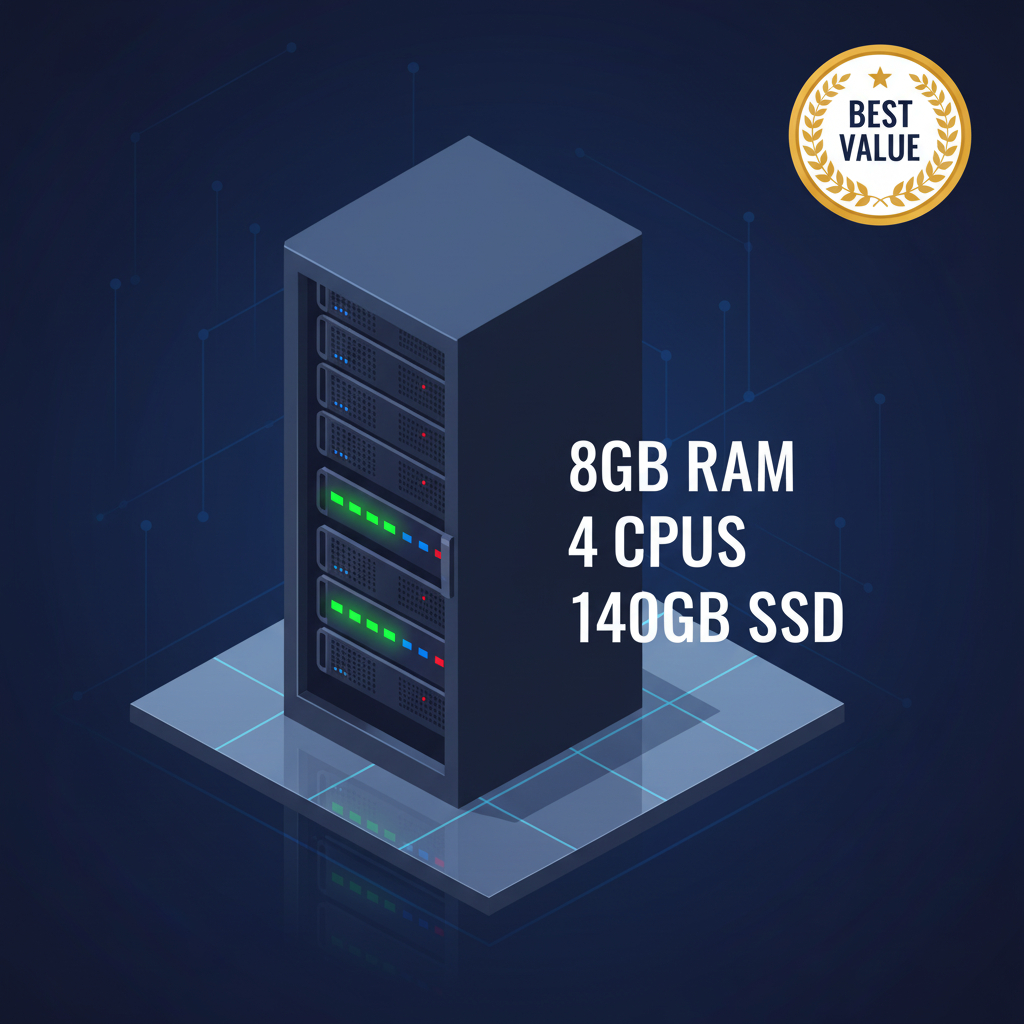 Virtual Private Server(VPS) Windows/Ubuntu- Paket Basic 8GB/140GB SSD/200Mbps Speed (Full Administra