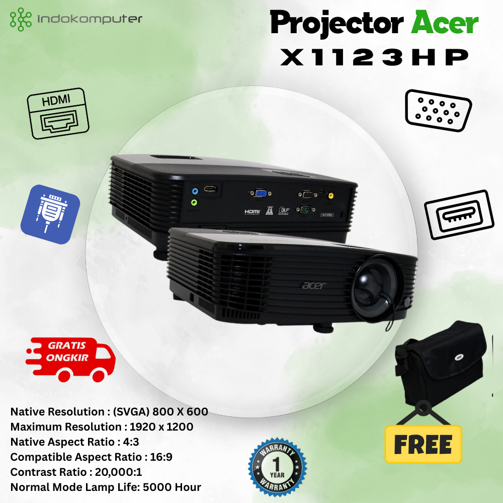 NEW Projector Acer X1123H DLP