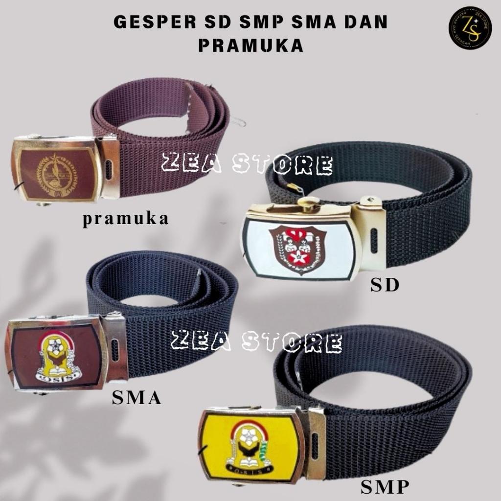 Sabuk Gesper Ikat pinggang Perlengkapan Anak sekolah SD SMP SMA PRAMUKA Berkualitas Sabuk Ikat Pingg