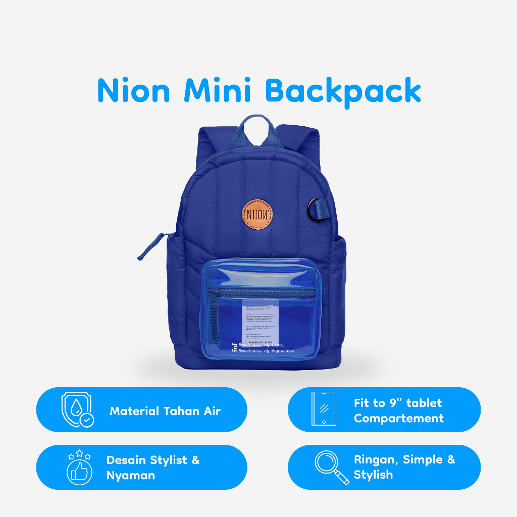 Tas Ransel - Mini Backpack Niion x Mandira.id | Happy Family Edition