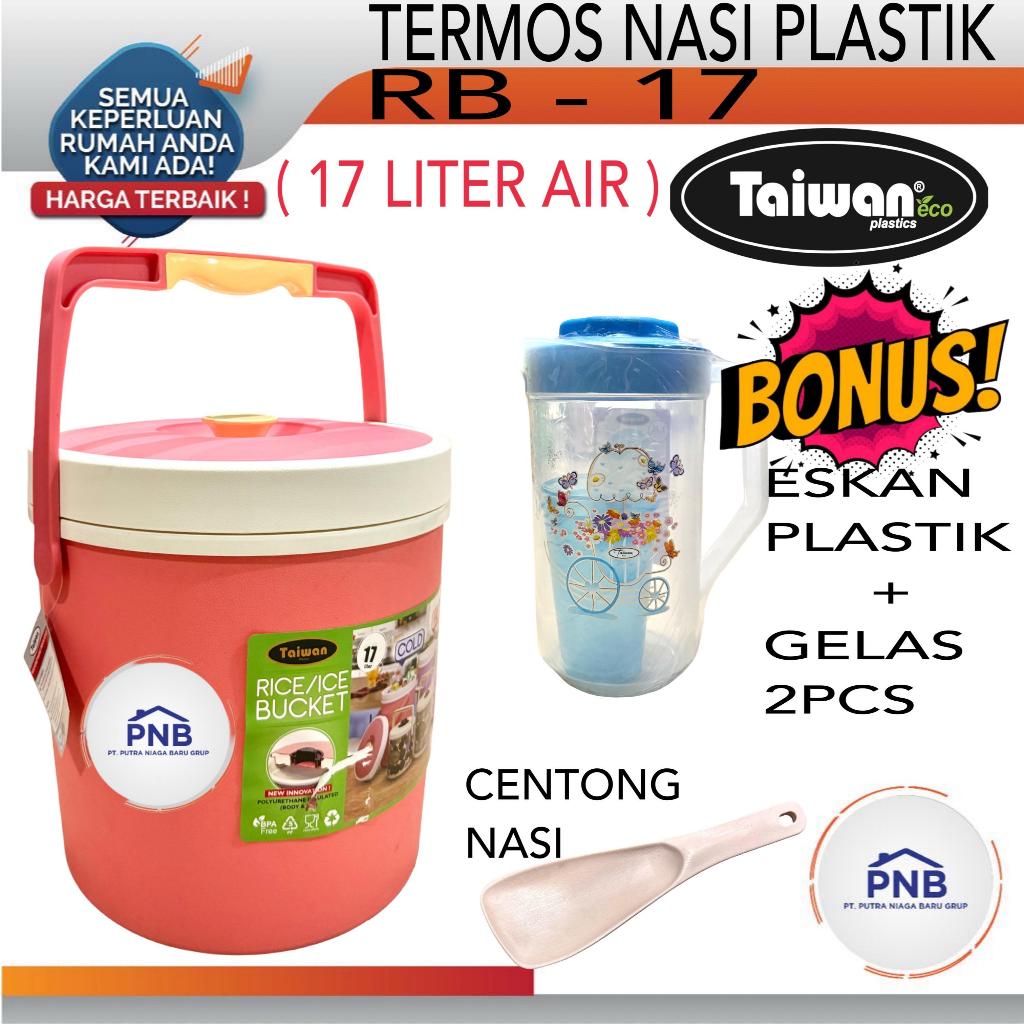 Termos Nasi Tempat Nasi / Es Rice Ice Bucket Taiwan 17 Liter (AIR)
