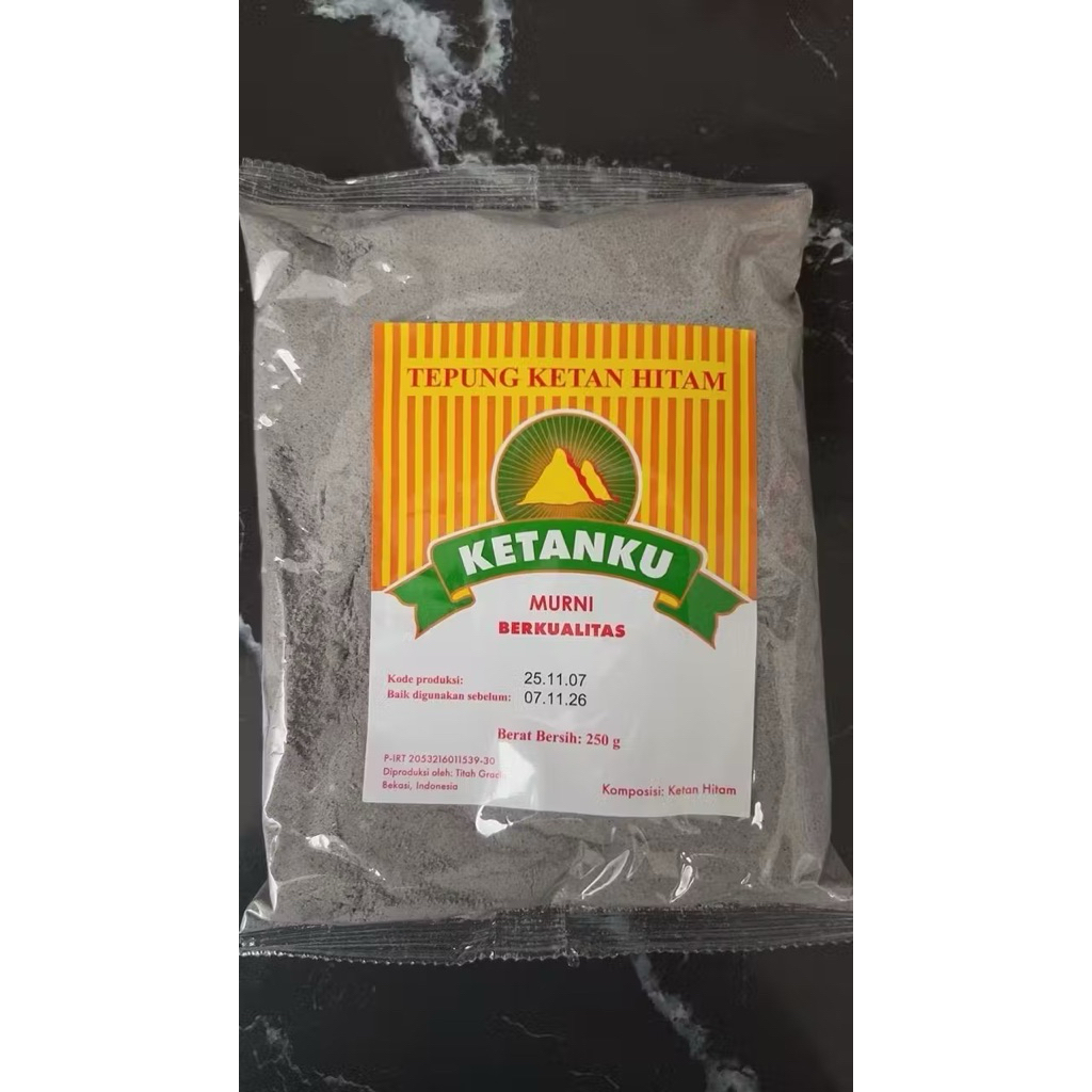 Tepung Ketan Hitam Merek Mahkota & Ketanku 250 gr