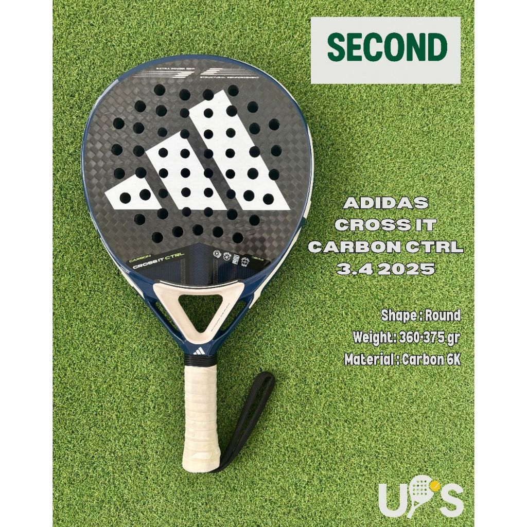 Adidas Cross It Carbon Ctrl 3.4 2025 Raket Padel Second