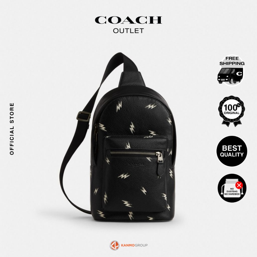 Coach West Pack With Lightning Bolt - Tas Selempang Pria