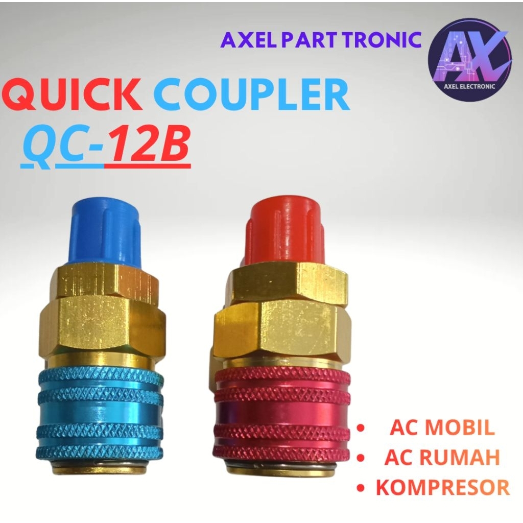 Quick Coupler AC Mobil Adapter Nepel Pengisian AC Mobil
