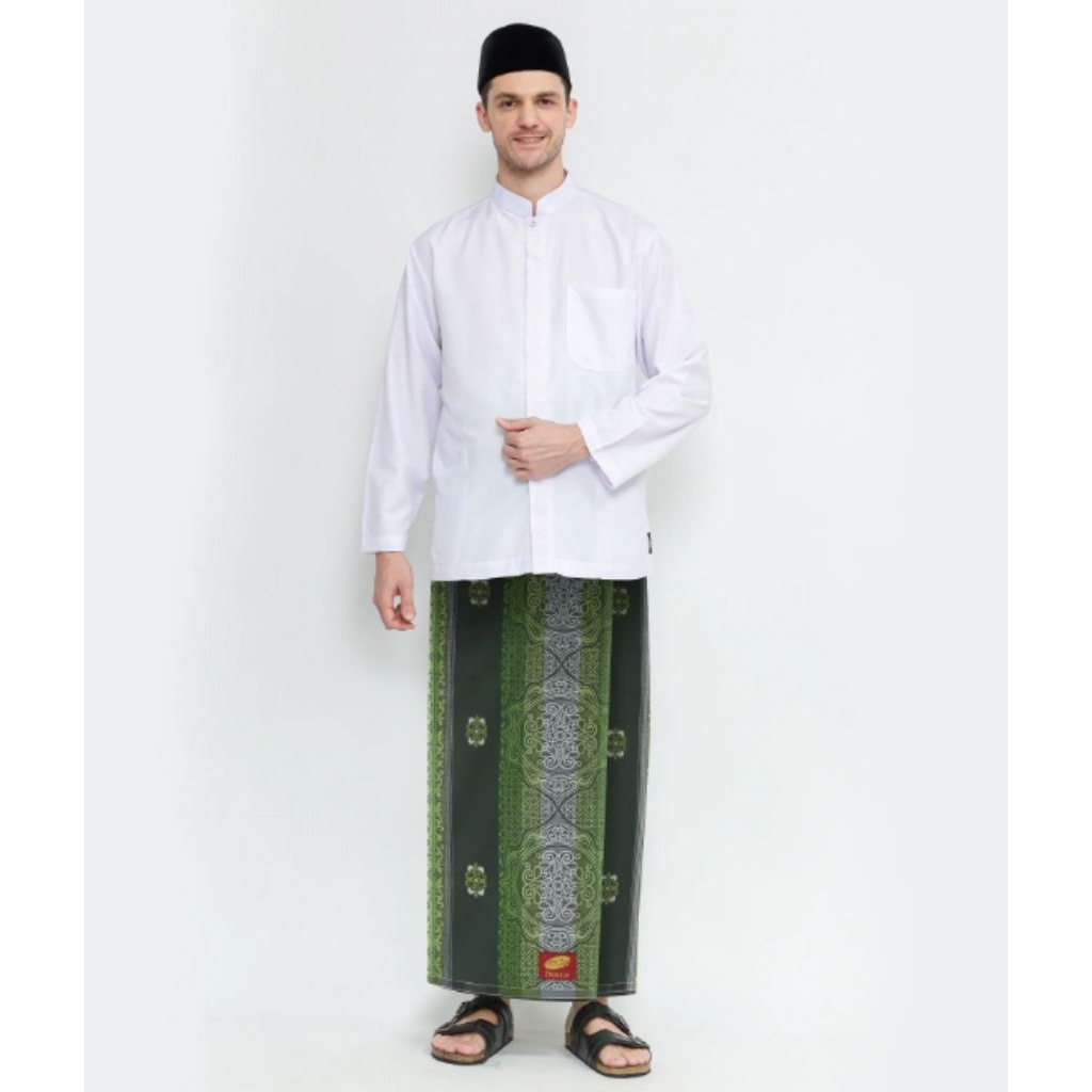 Sarung ATLAS Premium 790 Jacquard Songket Hijau Tua