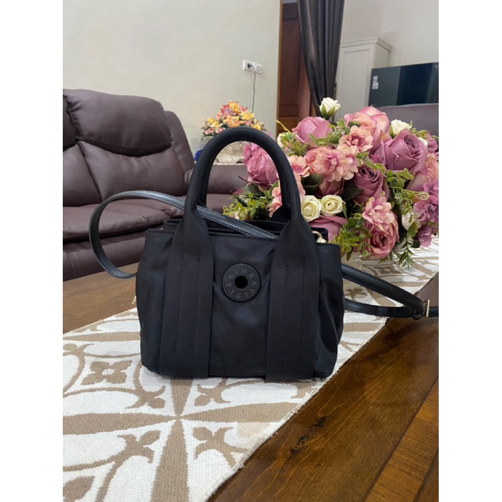 Bimba Y Lola Small Black Nylon Bag