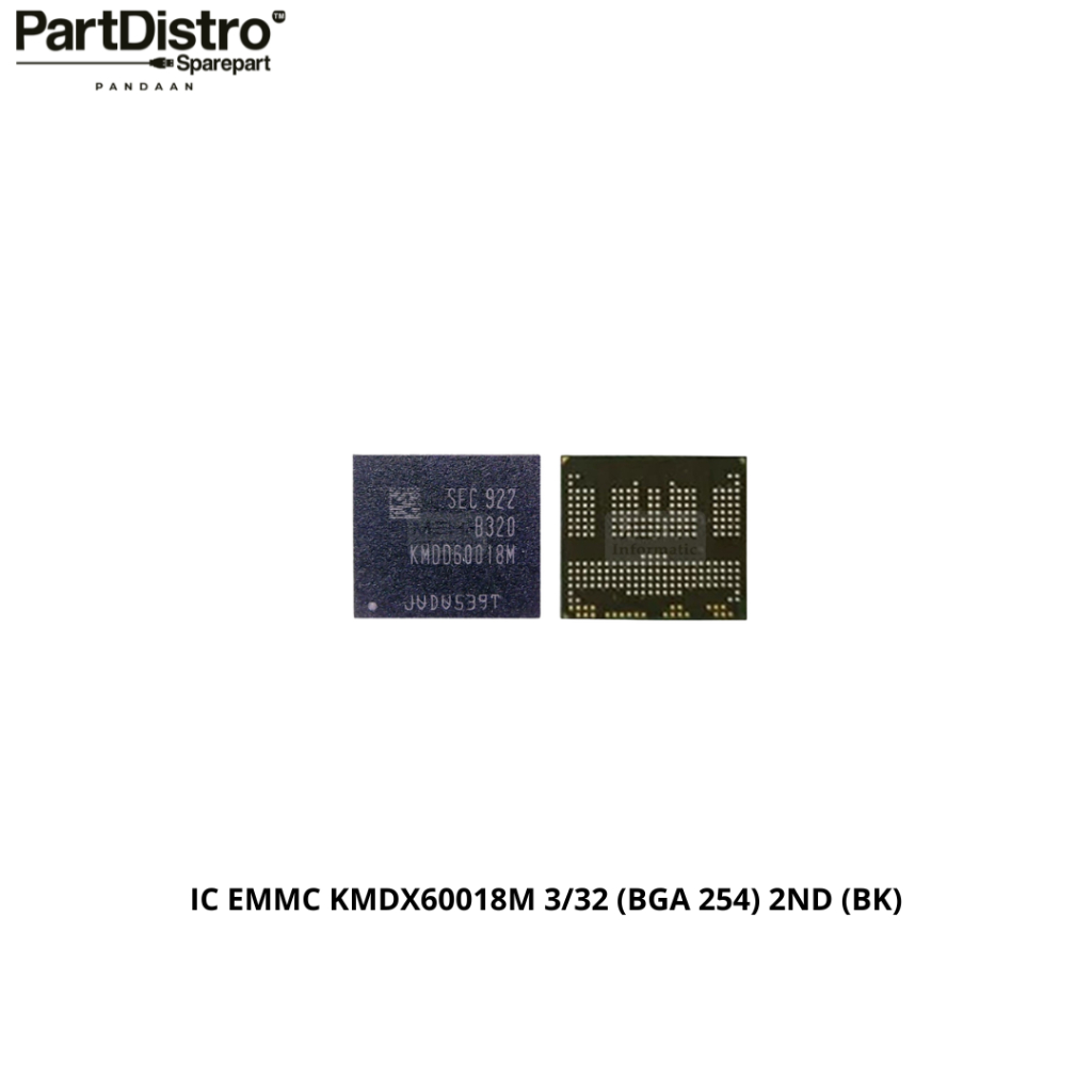 IC EMMC KMDX60018M 3/32 (BGA 254) 2ND (BK)