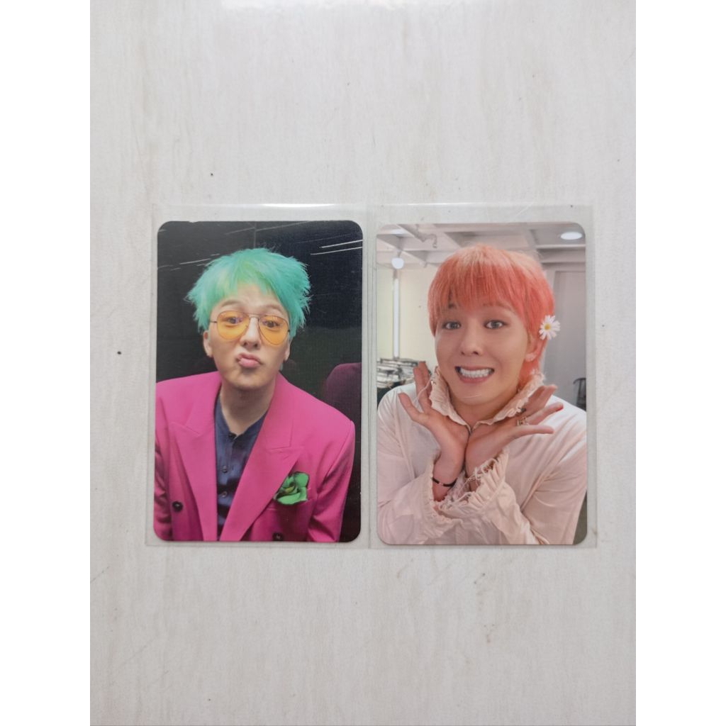 photocard G-Dragon bigbang album ubermensch