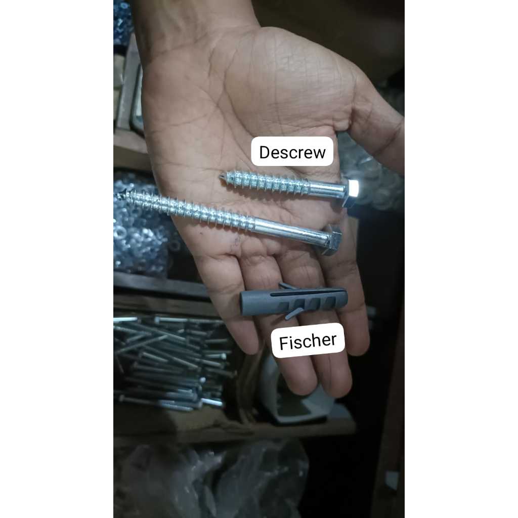 Fisher & Descrew 4800 Komponen Pintu Garasi Sliding Tikung Lipat Non Merek