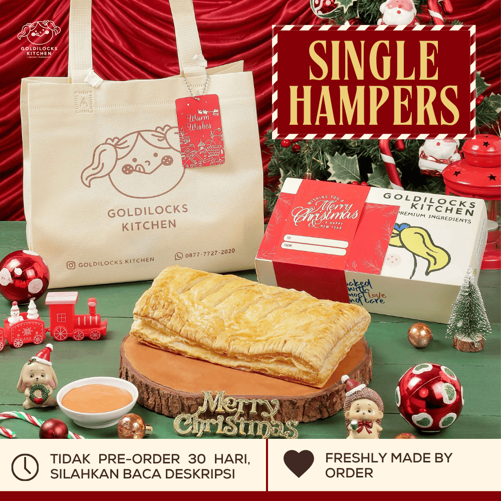 Christmas Hampers Gift / Hampers Natal - Picnic Roll Salmon en Croute Salmon Wellington Tuna Mayo