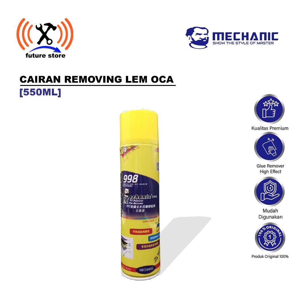 CAIRAN REMOVING LEM OCA MECHANIC 998 [550ML] for TFT Polarizer Pressure Sensitive ORIGINAL