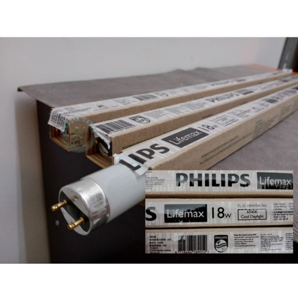 lampu tl 18w watt philips neon 18 w