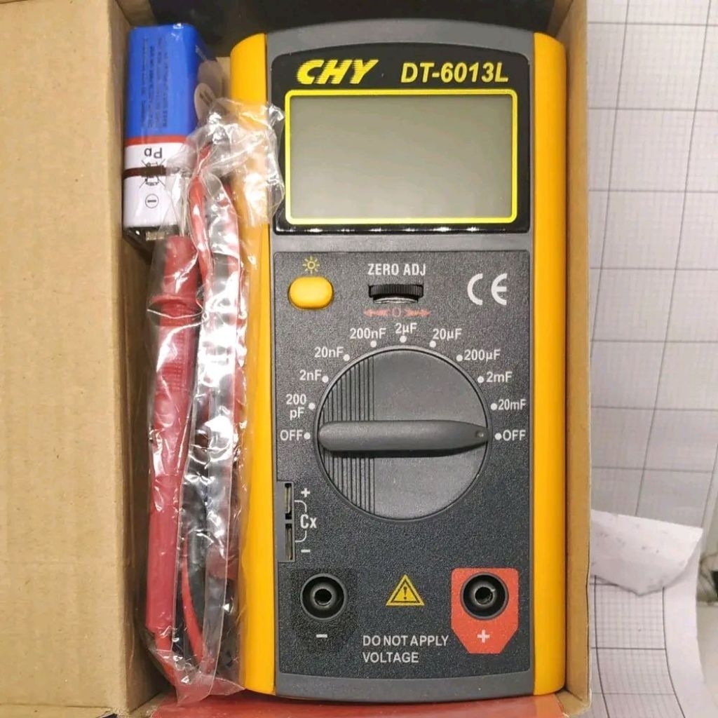 Tester Digital CHY DT-6013L / Multitester CHY DT6013L / Multitester Digital CHY DT 6013 L
