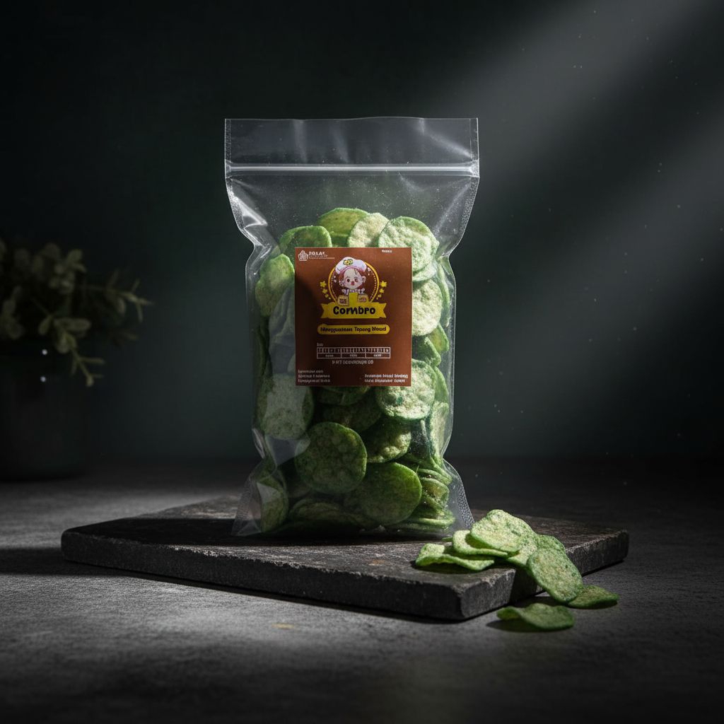Keripik Combro Varian Rumput Laut 190gr | Cemilan Sehat Halal P-IRT l  Jual Keripik Combro Varian Ru