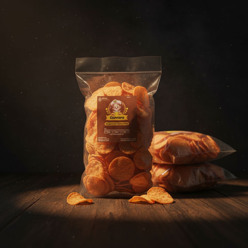 Keripik Combro Varian Balado 190gr | Cemilan Sehat Halal P-IRT l  Jual Keripik Combro Varian Balado 