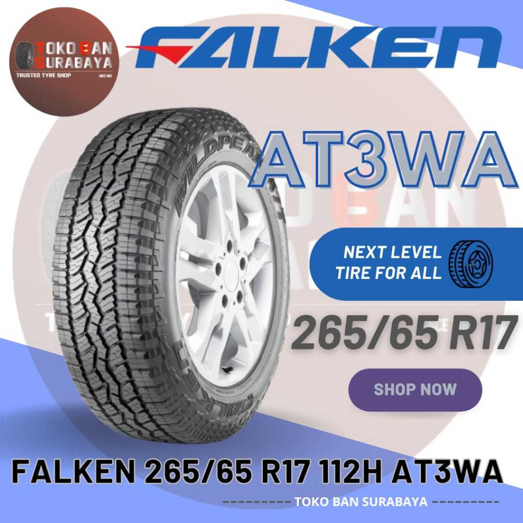 FALKEN 265/65R17 AT3WA 265/65/17 265/65-17 26565R17 26565 265/65 R17 R 17 AT 3WA 3 WA