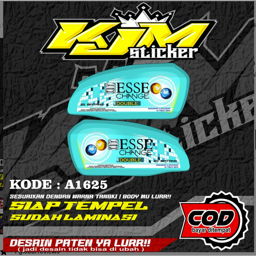 STRIPING TANKI CB ESSE CHANGE SUDAH LAMINASI Motorcycle