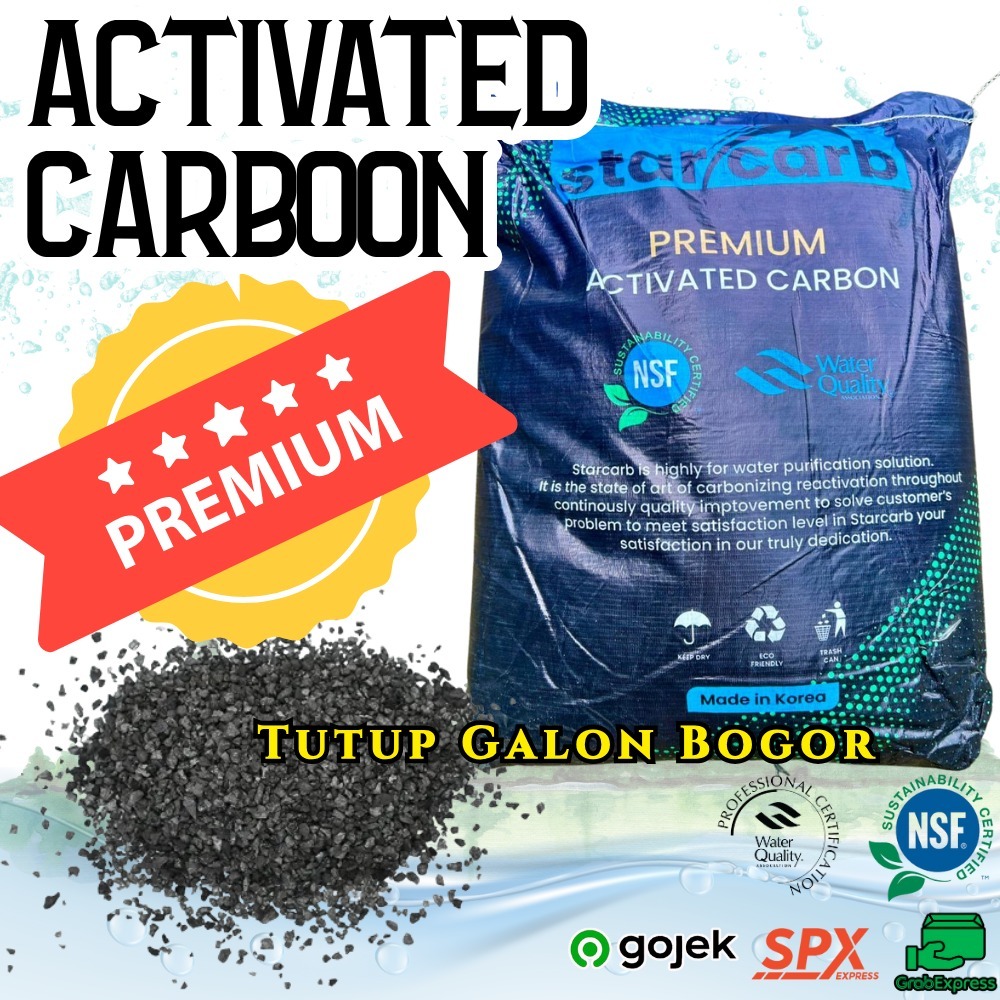 Starcarb Premium Karbon Aktif Filter Air Bersih / Karbon Aktif Starcarb Premium / Carbon Active Star