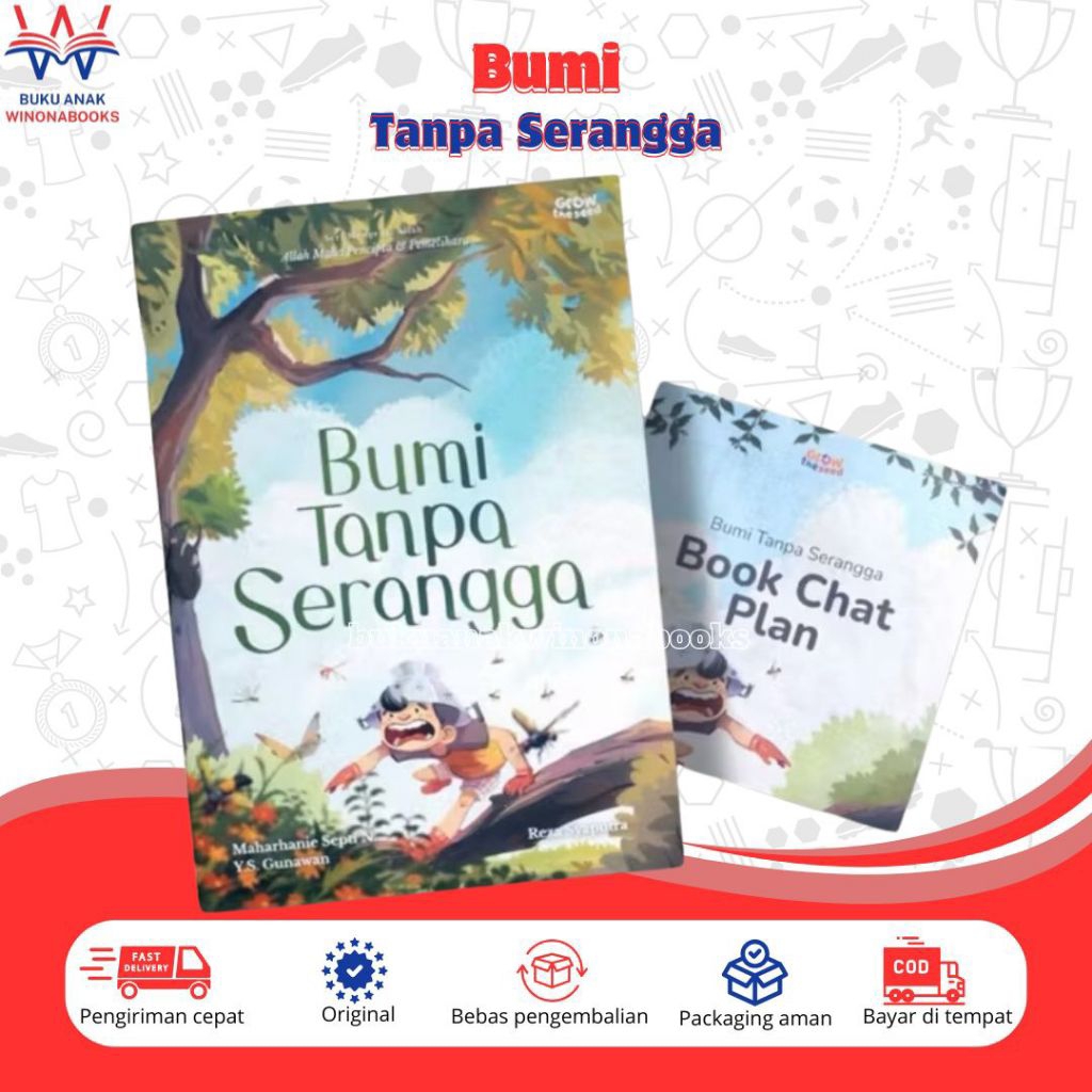 Bumi Tanpa Serangga ~ Seri Mengenal Allah Soft cover bonus book chart plan