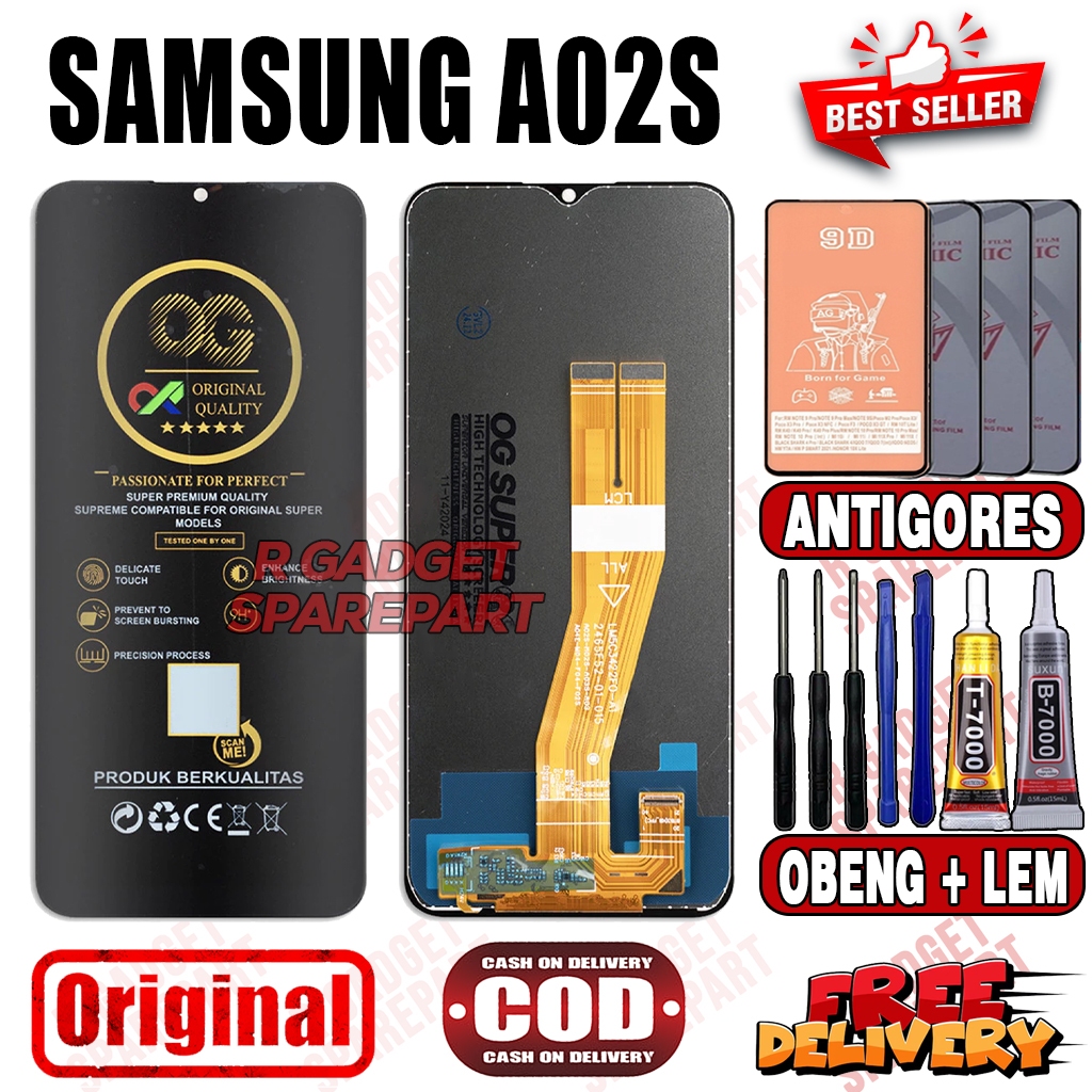 Lcd Touchscreen SAMSUNG A02S Original OG SUPER Fullset