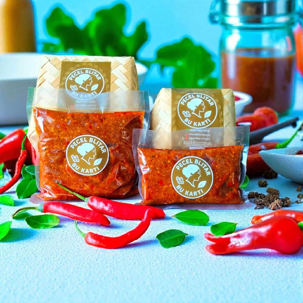 Bumbu Pecel Blitar 1kg Asli Blitar FREE BESEK BAMBU