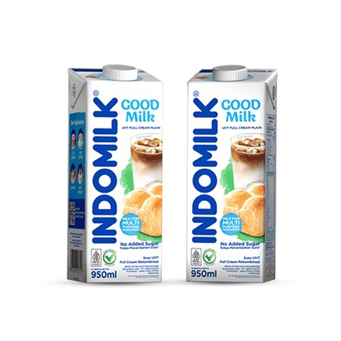 Indomilk Susu UHT Good Milk Full Cream 950ML