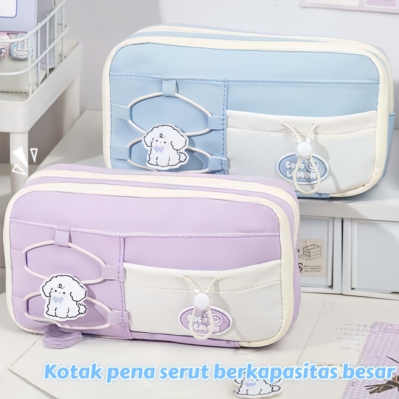 Tempat pensil berkapasitas besar/tempat pensil lucu/Tempat pensil anak-anak/Kotak Pensil Serut Yang 