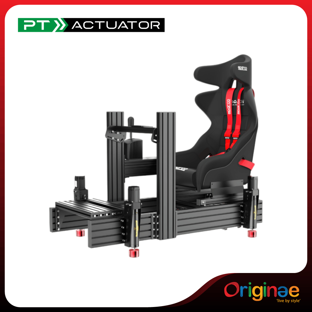 Actuator 3Dof Champion GT + Rig + Seat - Simulator Motion Controller - Racing/Flight Simulator