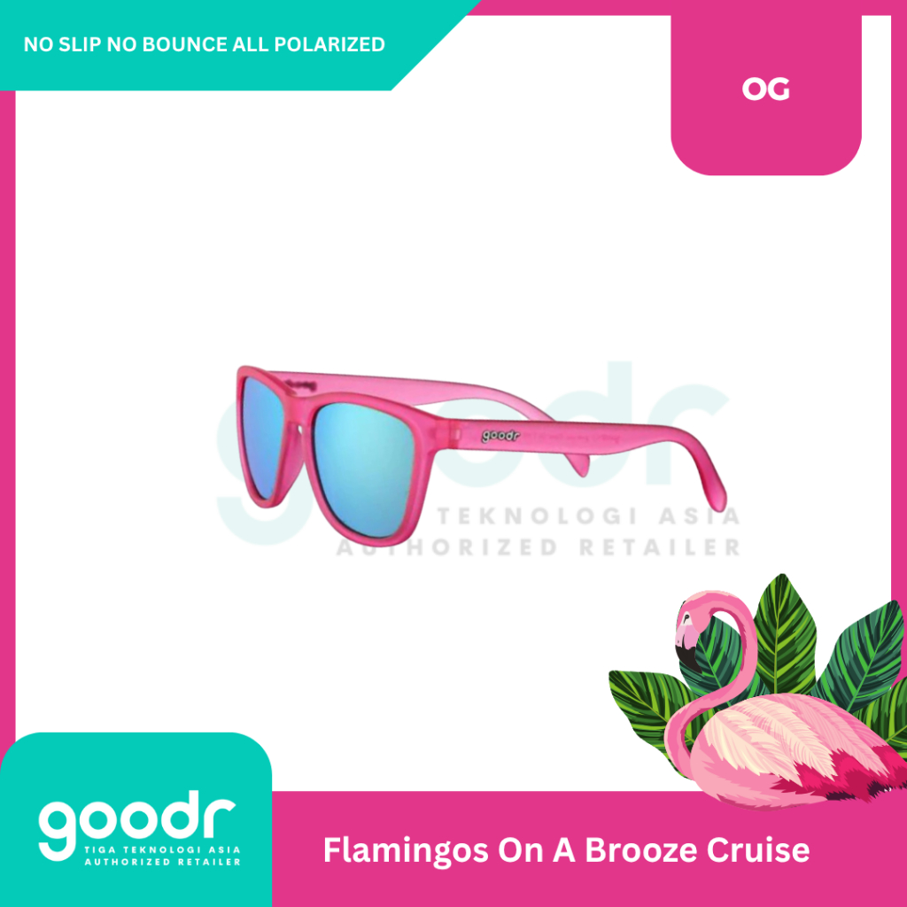 Goodr Kacamata SERIES OG  - Flamingos On A Brooze Cruise