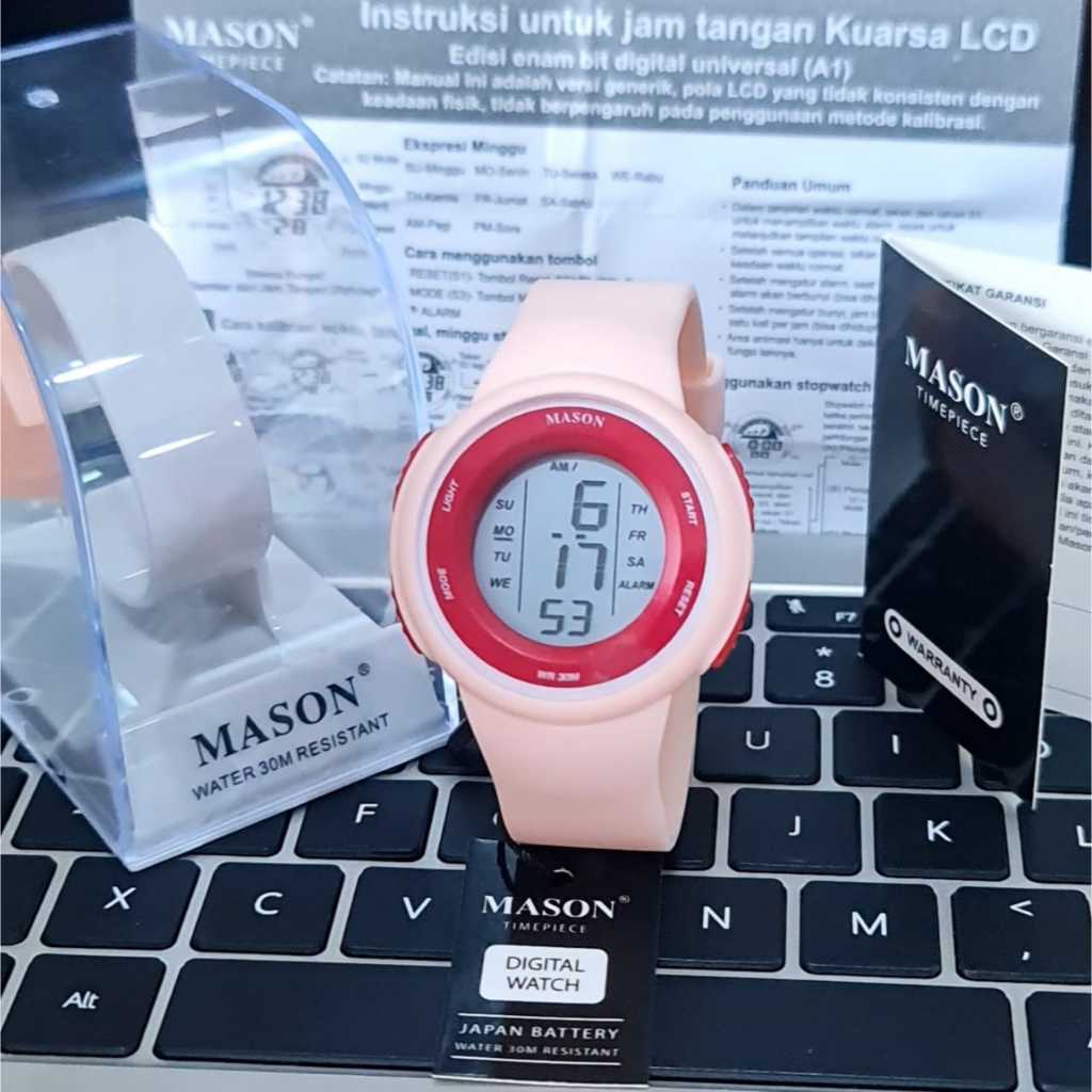 Jam Tangan Mason Anak Anak Mason 7027 Digital Original