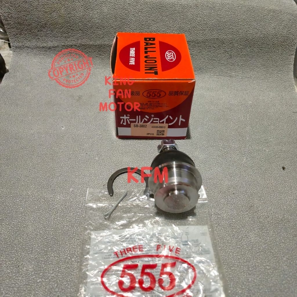 Ball joint bawah innova fortuner hilux 555 japan 1pc- ball joint 555 innova