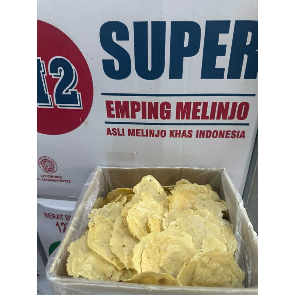 COD EMPING MELINJO MENTAH 1 DUS 1KG / EMPING MELINJO / EMPING SUPER