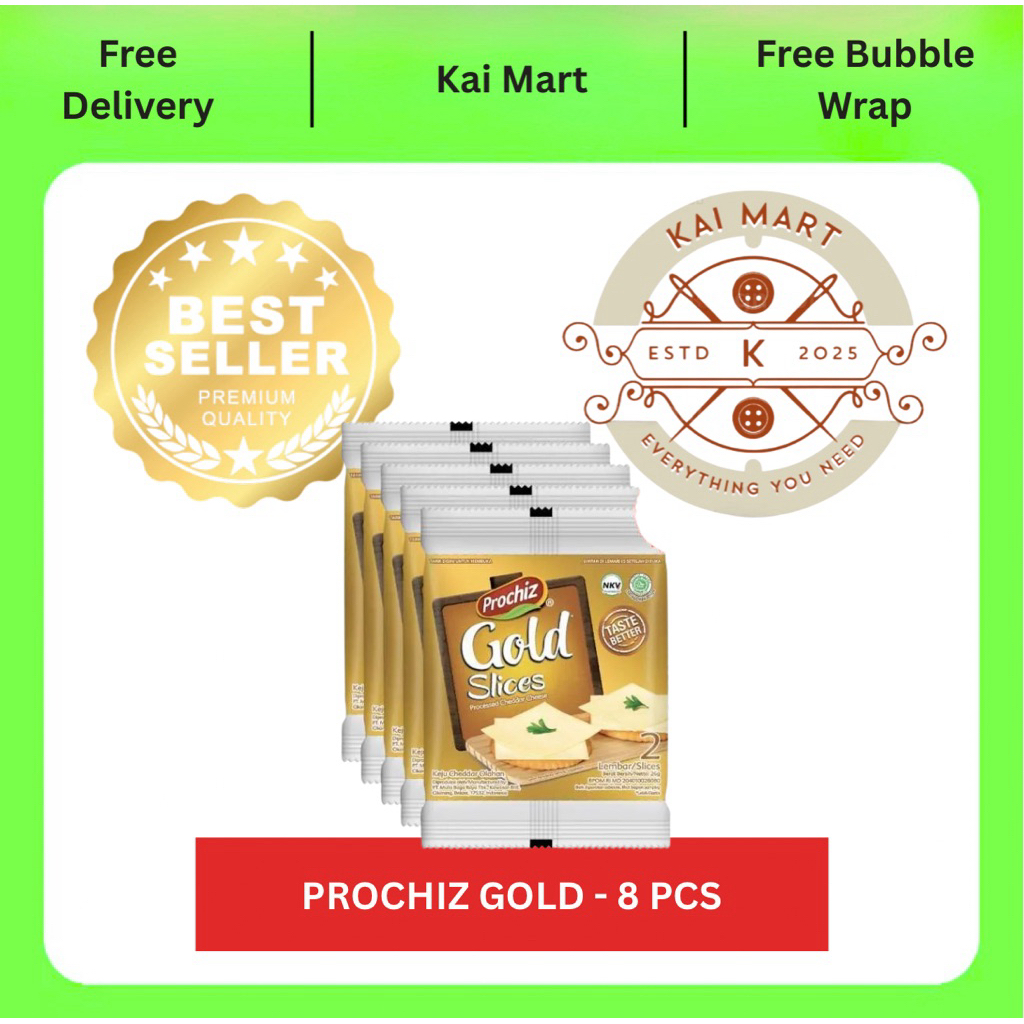 Keju Prochiz Gold Sachet Renceng - 8 pcs