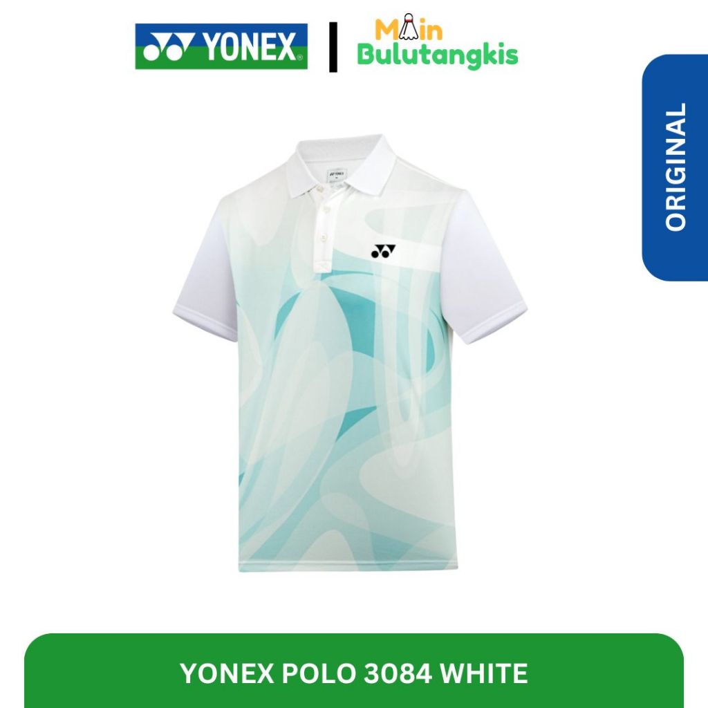 Jersey Polo Badminton Yonex 3084 White Original