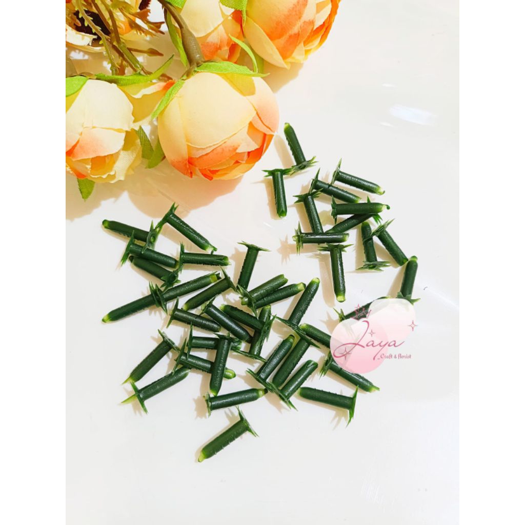 Paku Suyok 100 Pcs - Paku Bunga Bahan Bunga Papan - Paku Suyok Bahan Bunga 1,7 cm