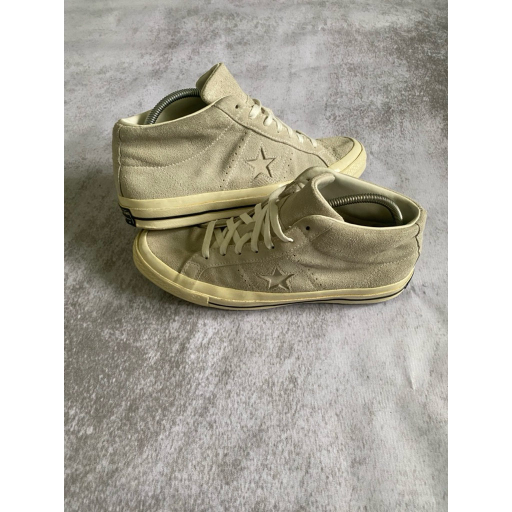 converse one star suede mid