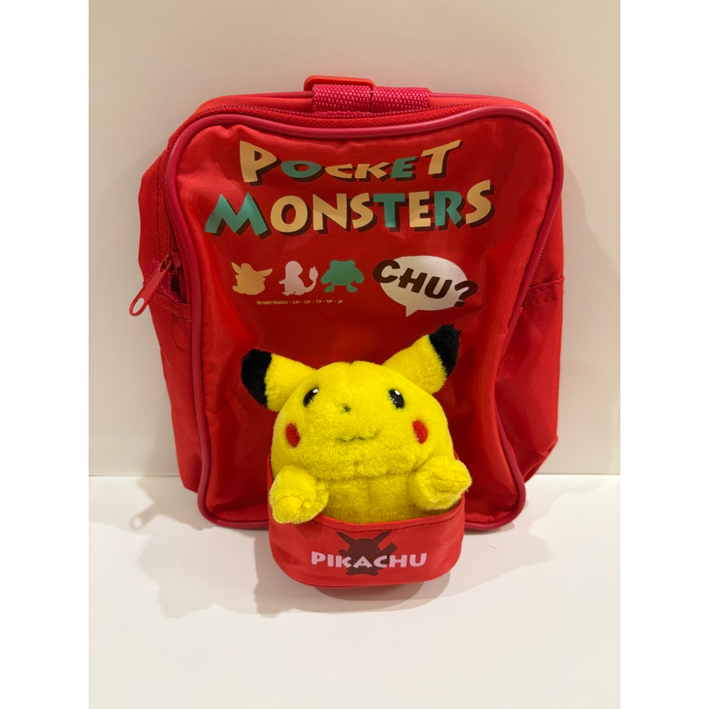 rare pikachu tomy 1988 kids backpack tomy nintendo