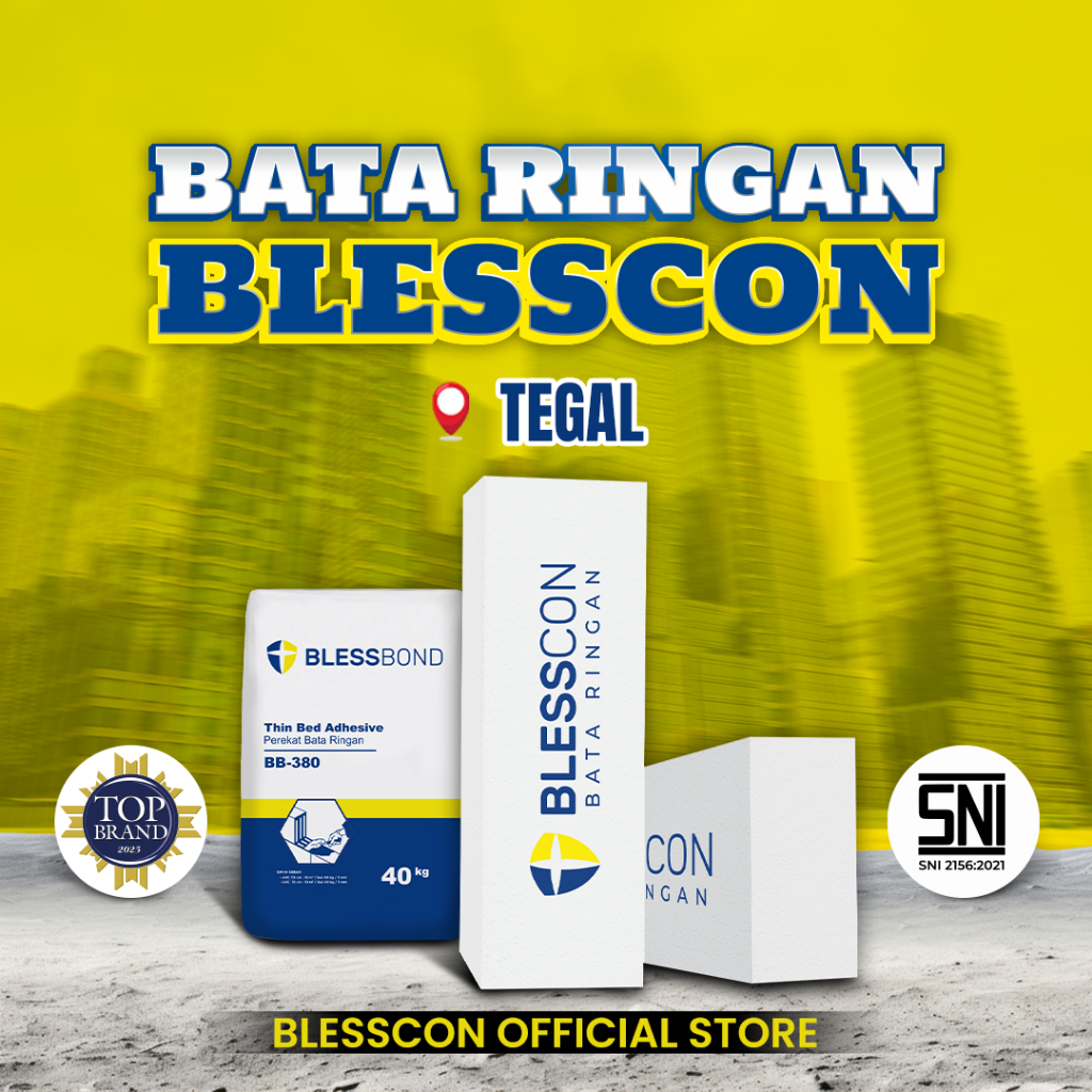 Bata Ringan/ Hebel Blesscon SNI Free Semen Perekat 1 DO - TEGAL